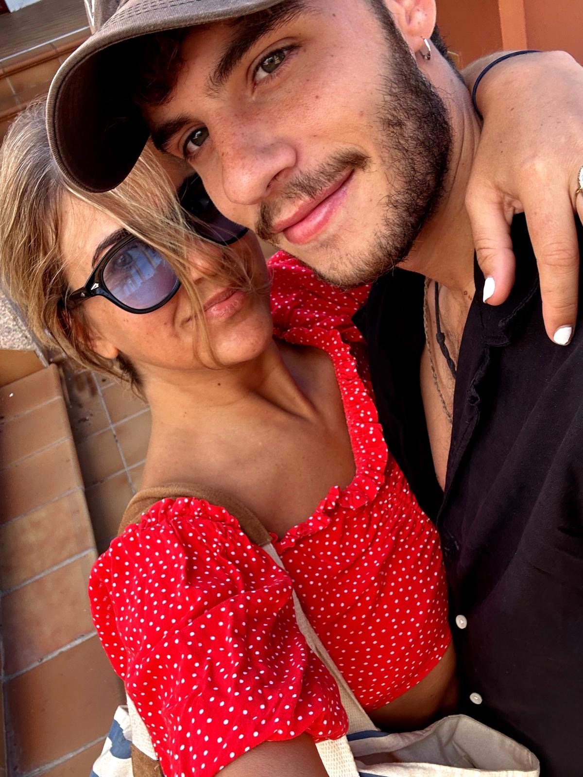Adriana y Pablo, un selfi